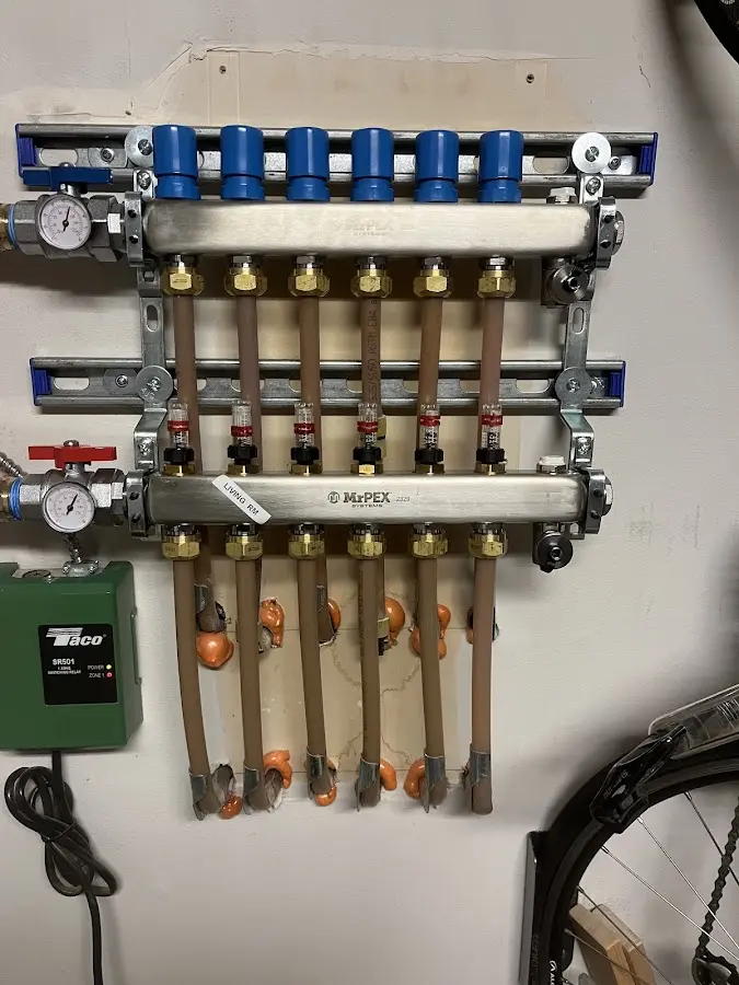 Plumber performing Gas Line Installation at a residential property in Port Orchard